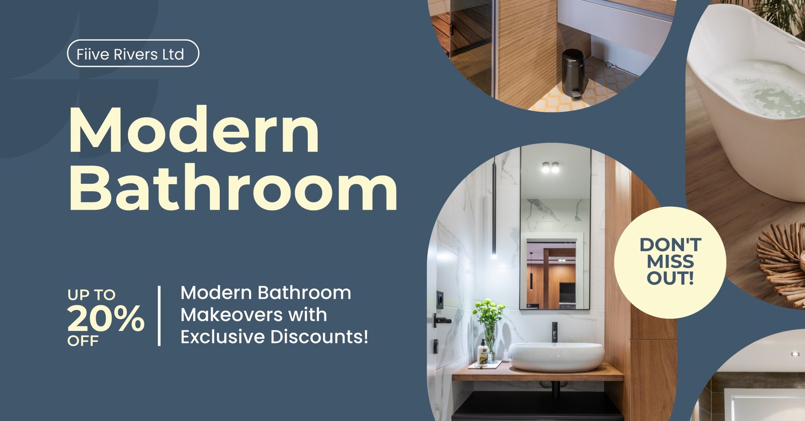 Bathroom renovation by Five Rivers Ltd